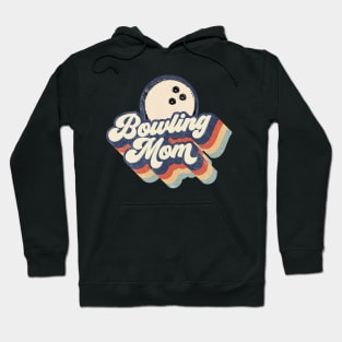 Retro Bowling Mom Mother's Day Hoodie